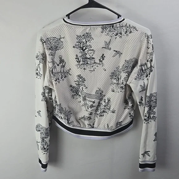 Nike Women's Court Paris Dri-FIT Long Sleeve Skull Tennis Top Sz XS - Picture 4 of 10